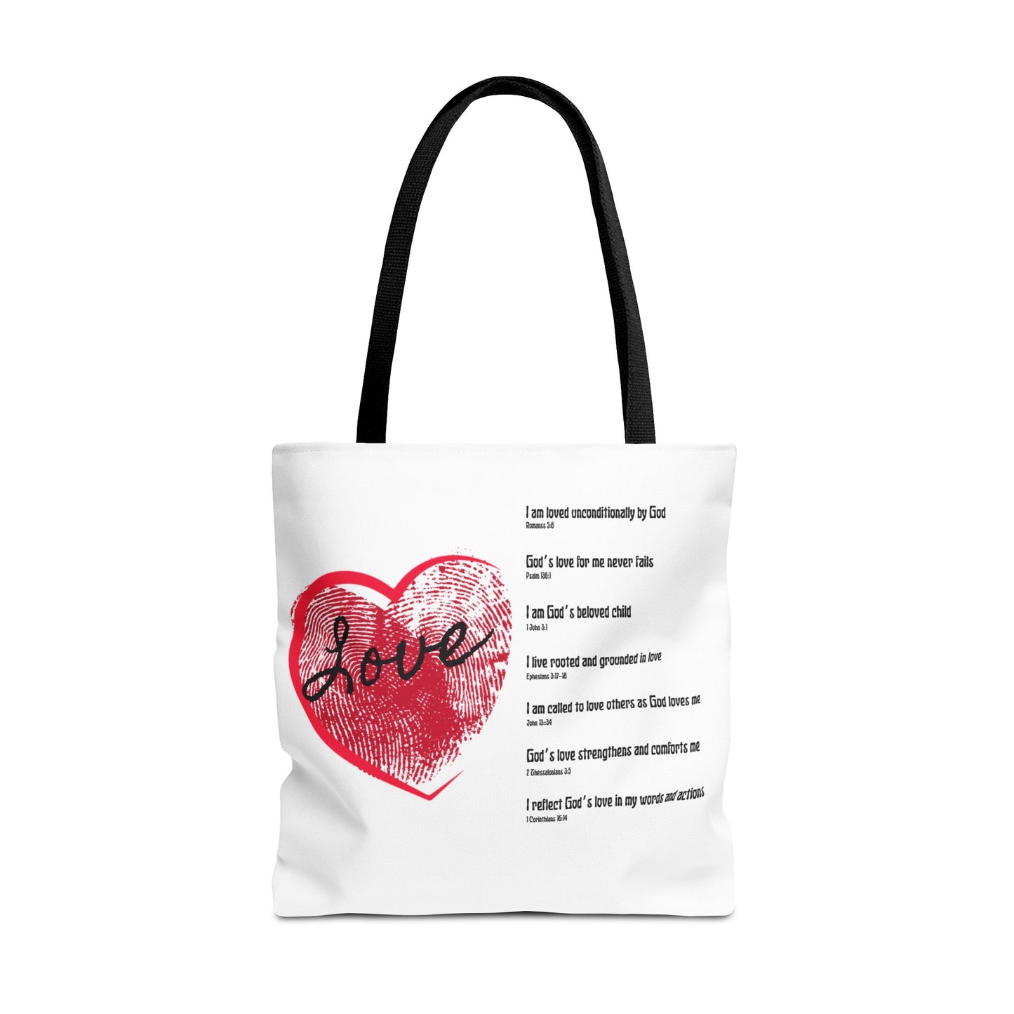 Love Affirmations Tote Bag