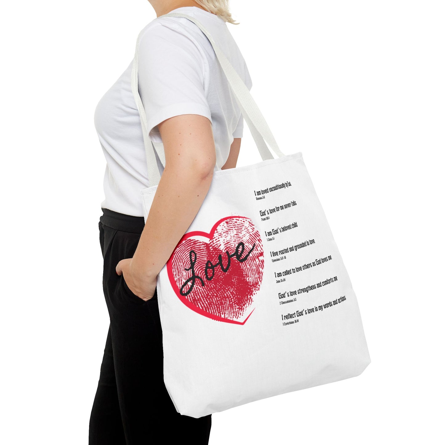Love Affirmations Tote Bag