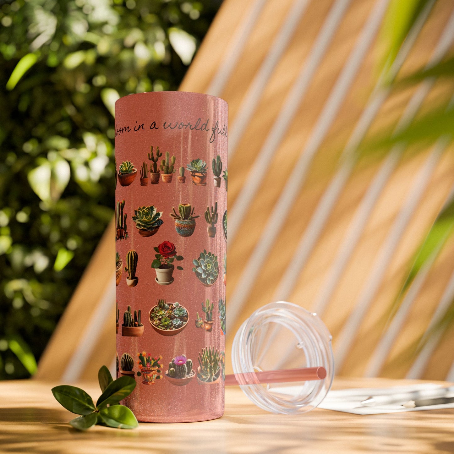 Dare to Bloom Tumbler Cup