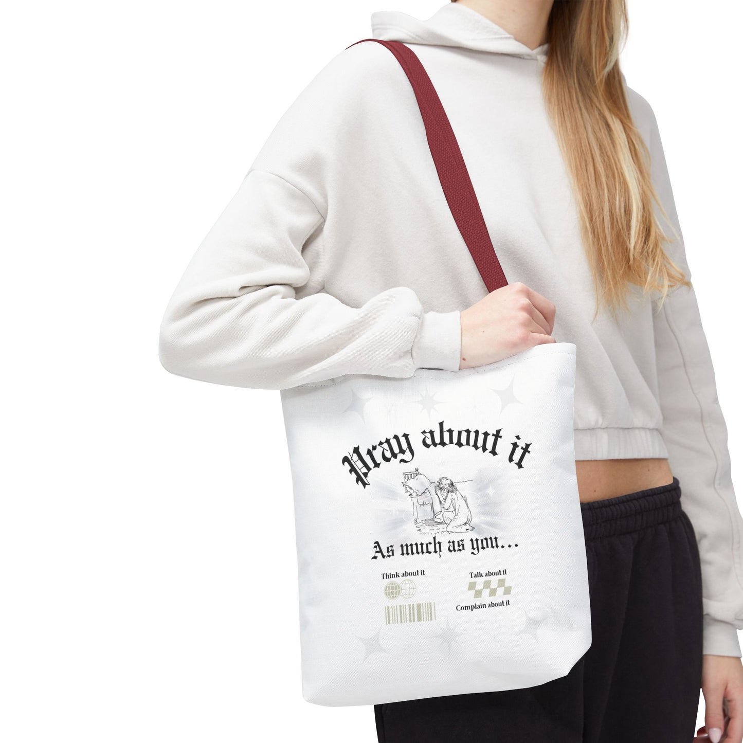 Pray about it Tote Bag