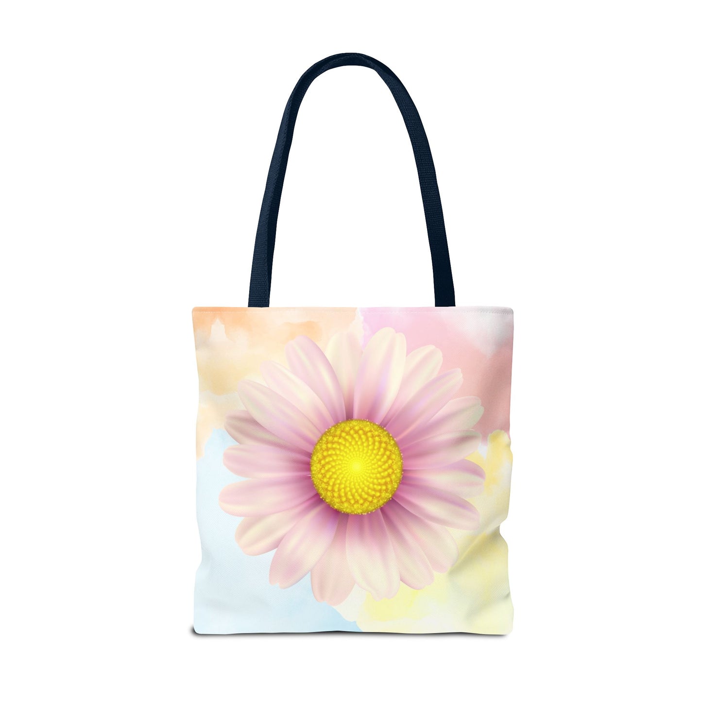 Lavender Watercolor Daisy Garden Tote Bag