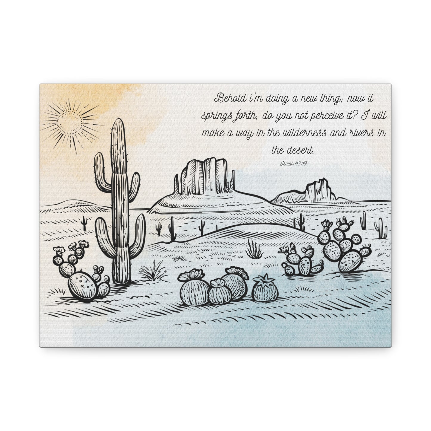 I am Doing a New Thing Canvas Art