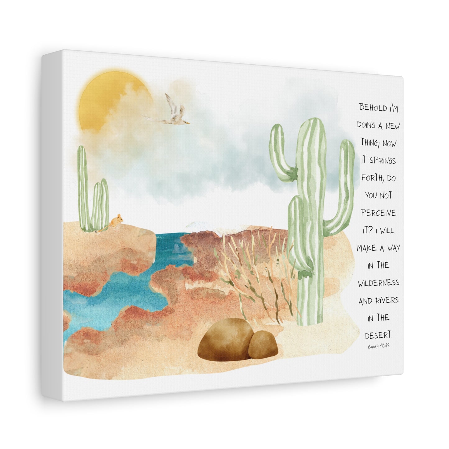 Isaiah 43:19 Canvas Art