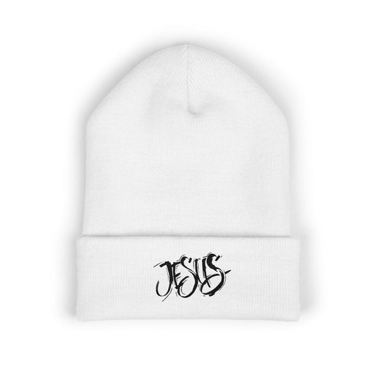 Jesus Classic Cuffed Beanie | Embroidered Winter Hat