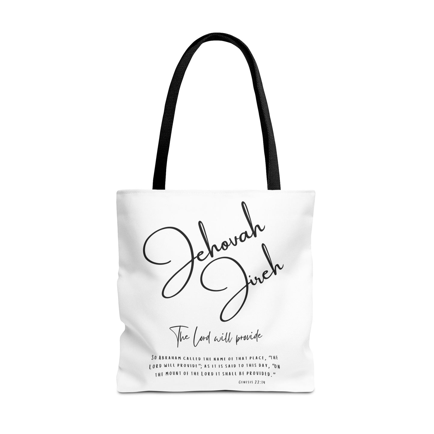 Jehova Jireh Tote Bag