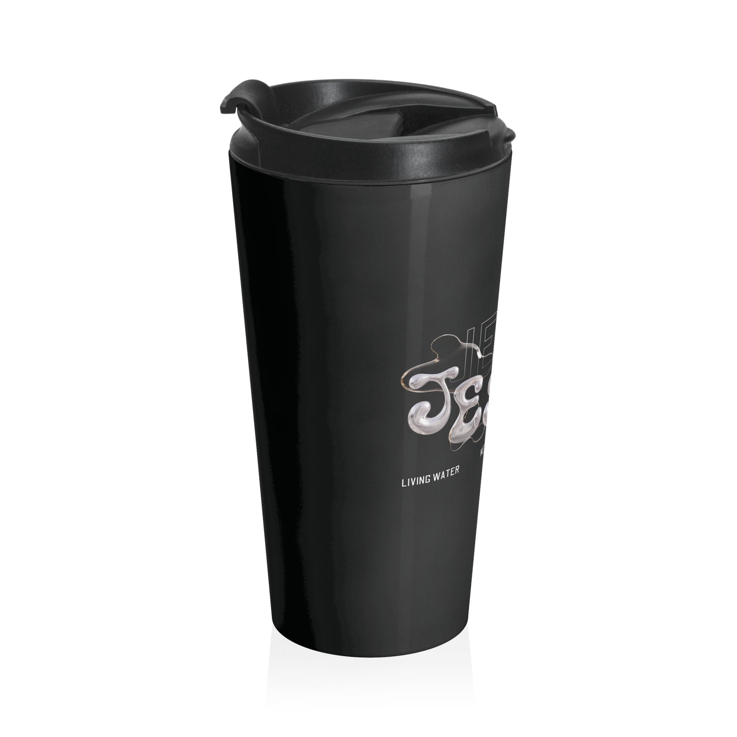 Jesus, Living Water Stainless Steel Travel Mug