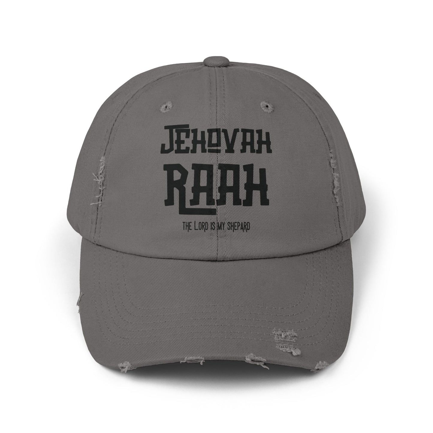 Jehovah Raah Distressed Cap - Vintage