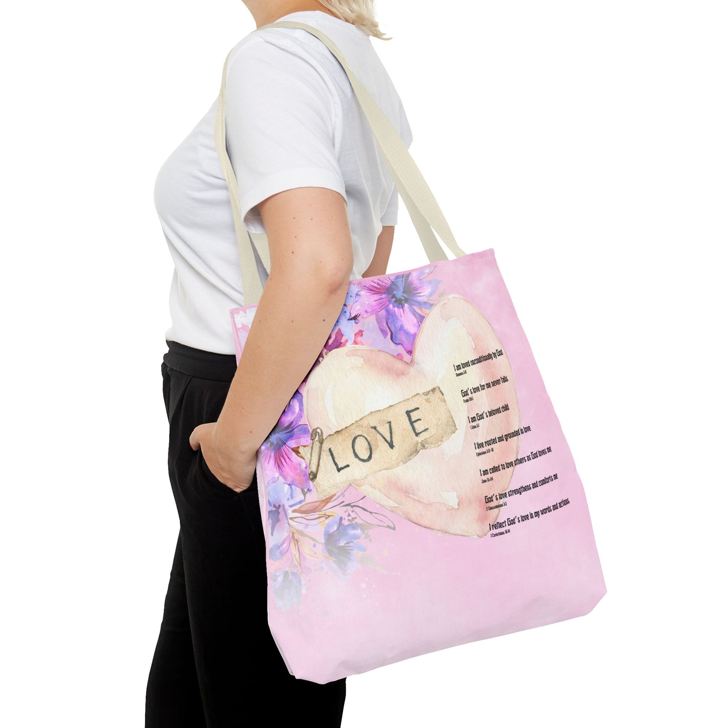 Love Affirmations Tote Bag