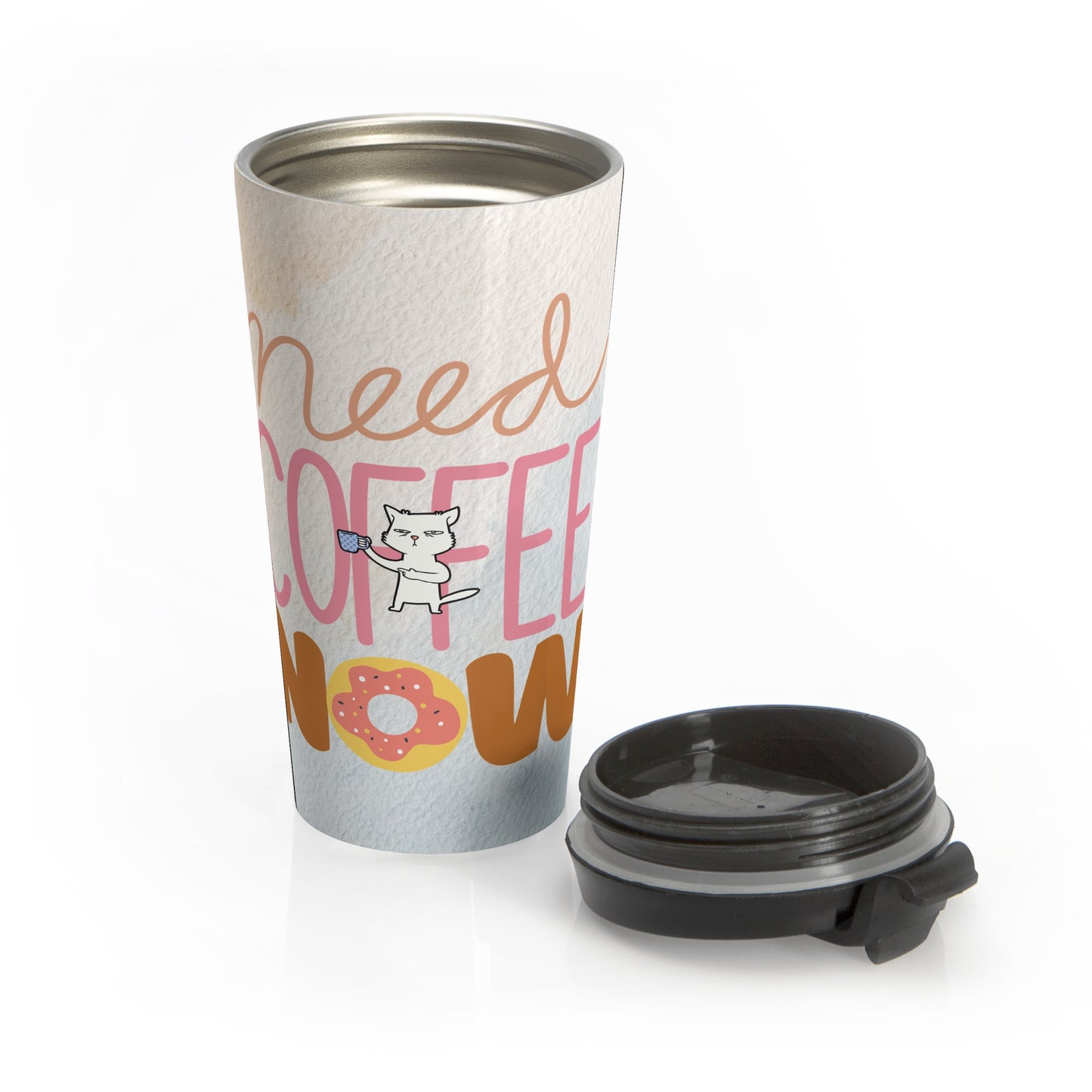 Need Coffee Now Stainless Steel Travel Mug