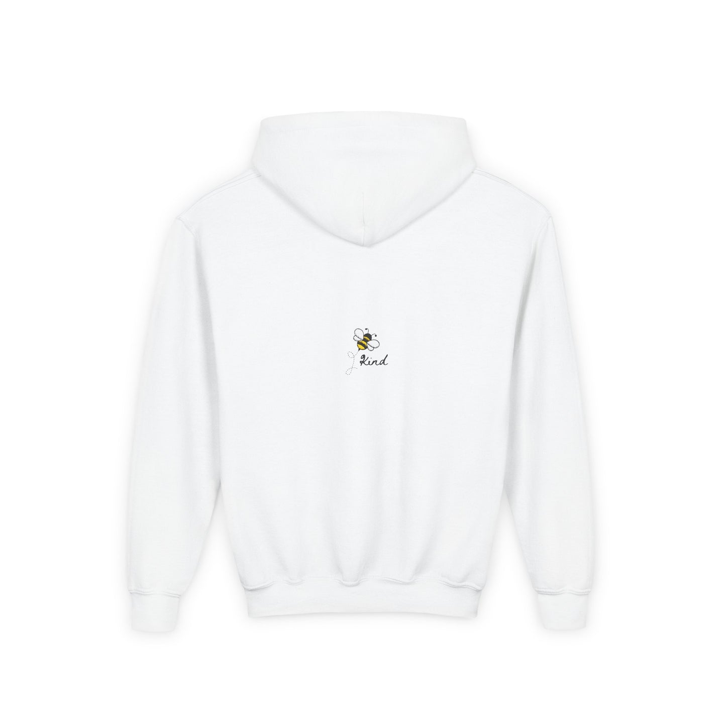 Bee Kind Youth Hooded Sweatshirt - Cozy & Inspiring Gift for Kids