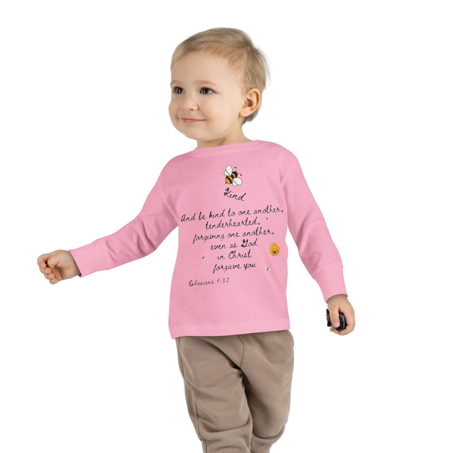 Bee kind Toddler Long Sleeve Tee