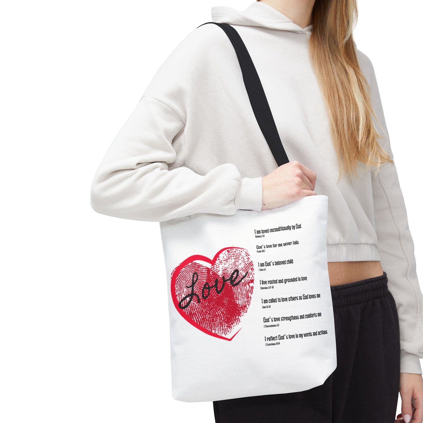 Love Affirmations Tote Bag