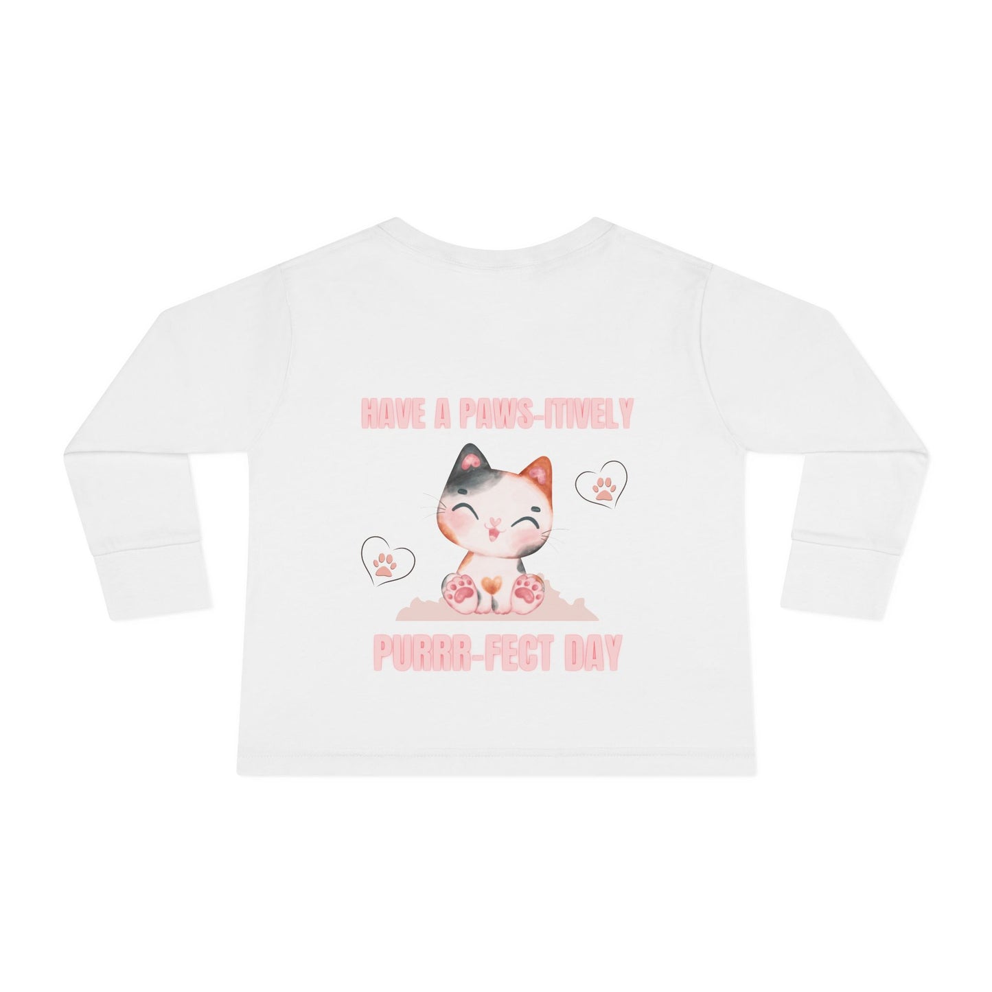 Paws-itively Purr-fect Toddler Long Sleeve Tee