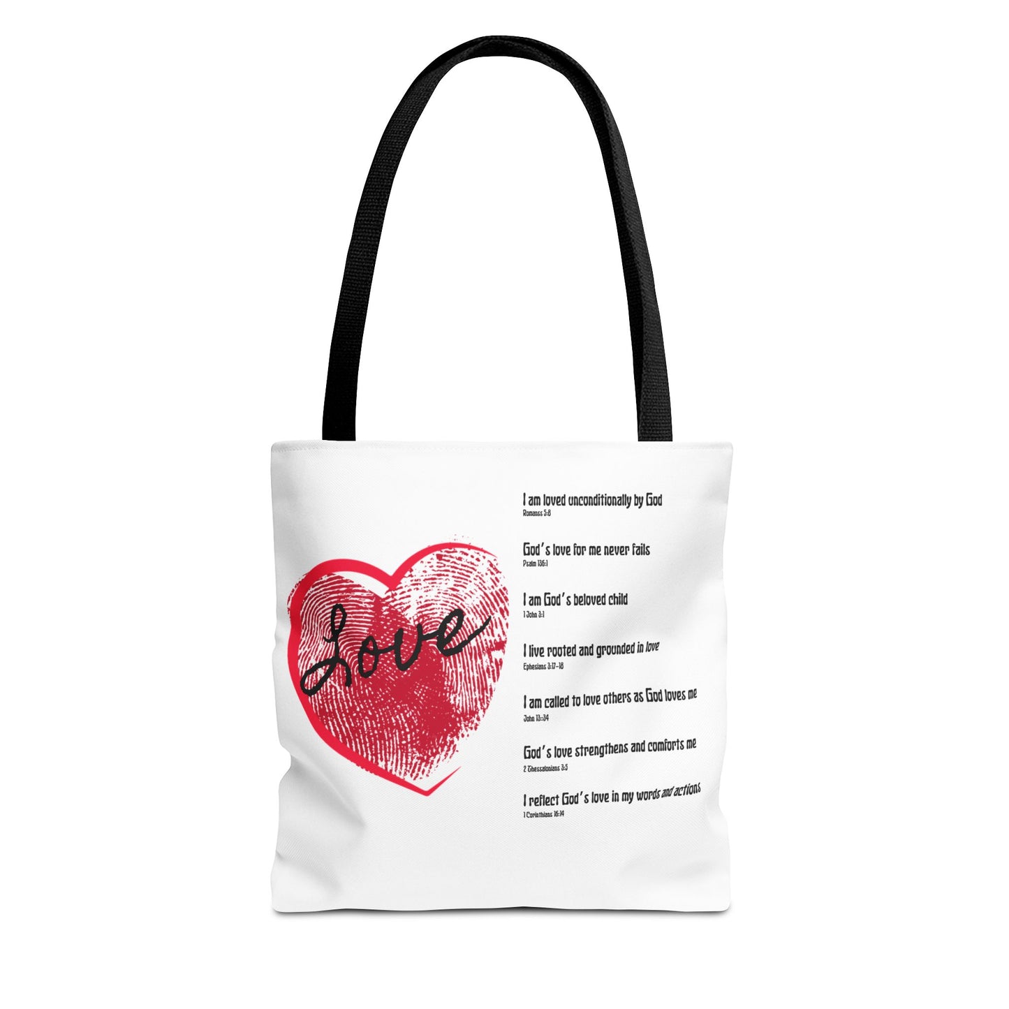 Love Affirmations Tote Bag