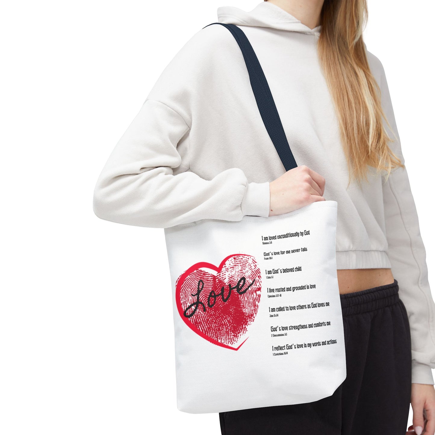 Love Affirmations Tote Bag