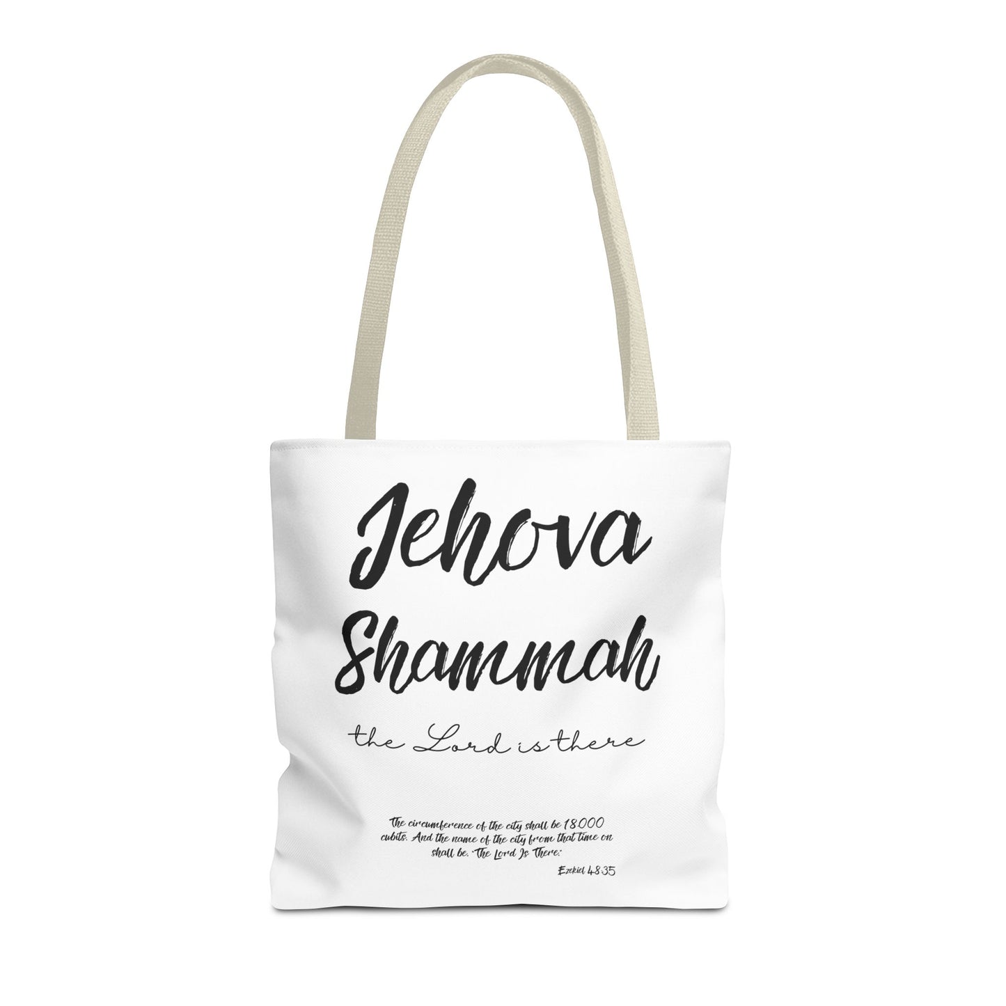 Jehova Shammah Tote Bag