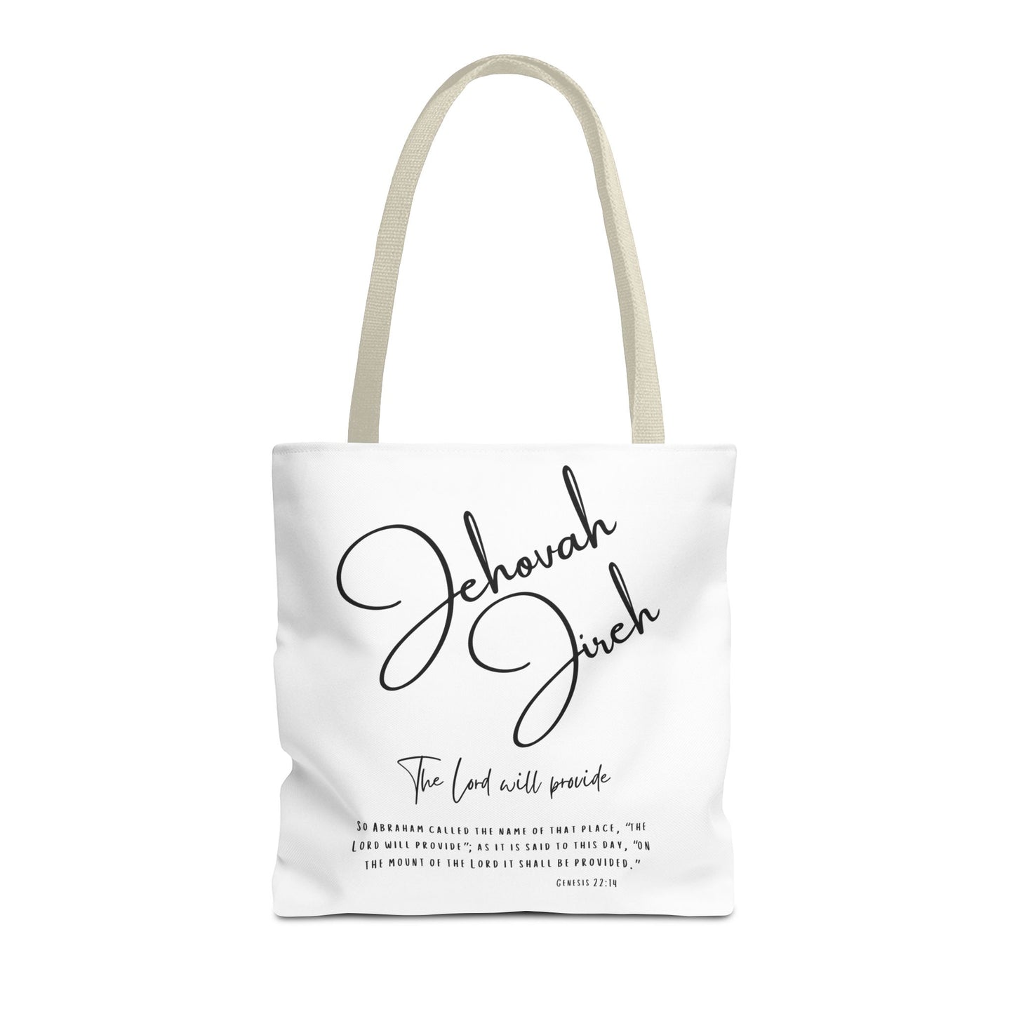 Jehova Jireh Tote Bag