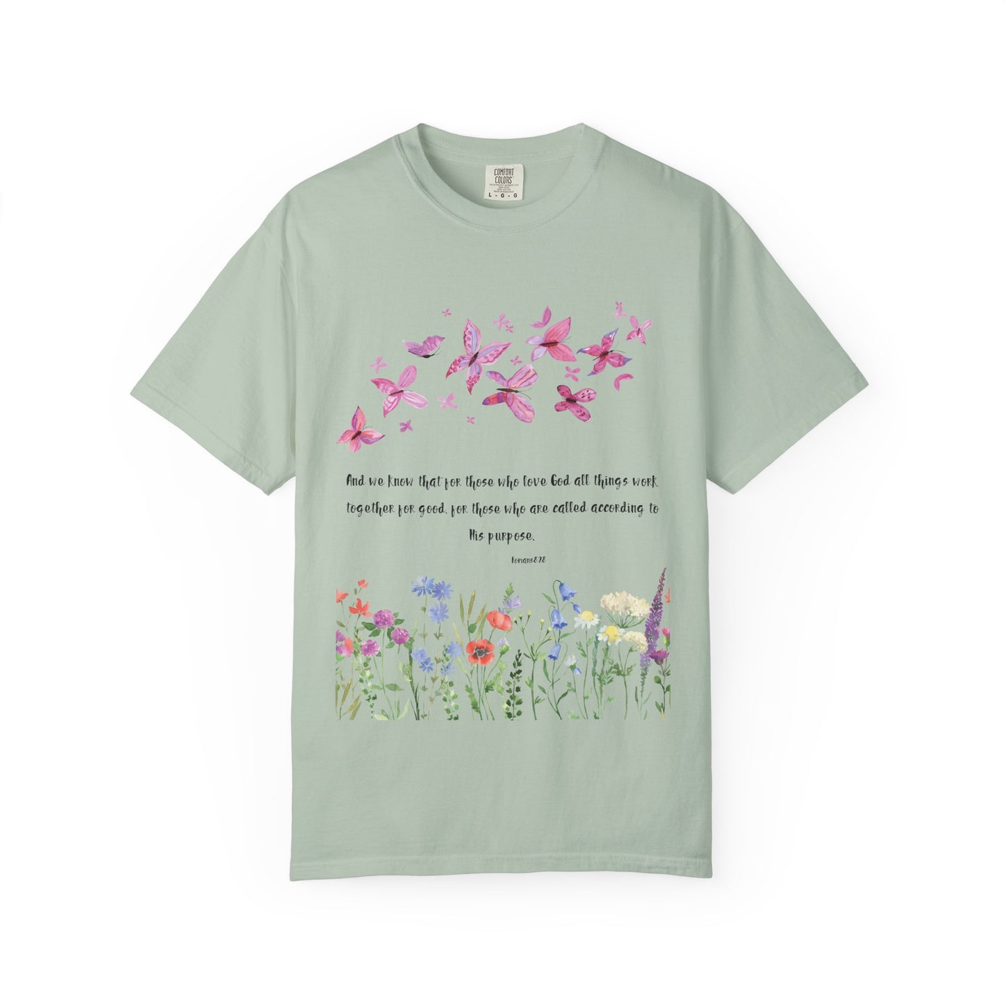 Romans 8:28 with grace T-shirt