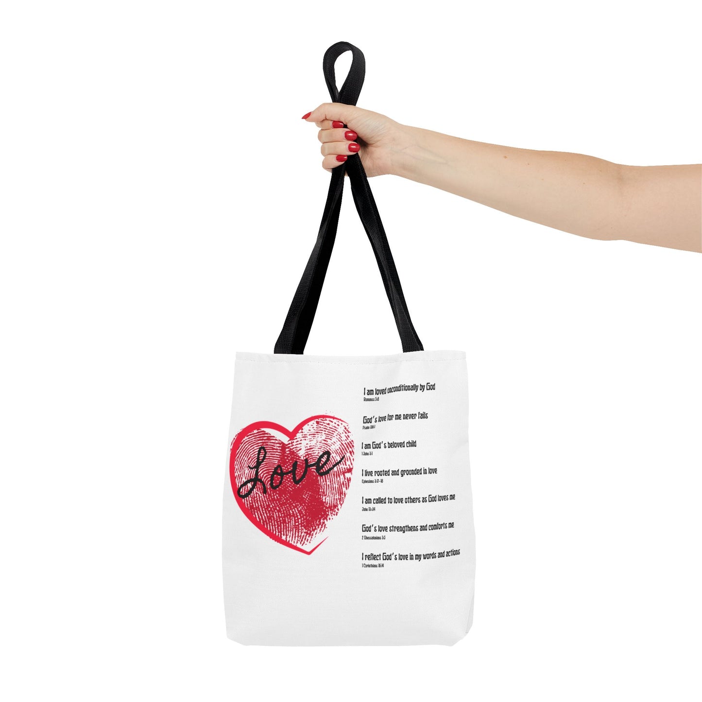 Love Affirmations Tote Bag