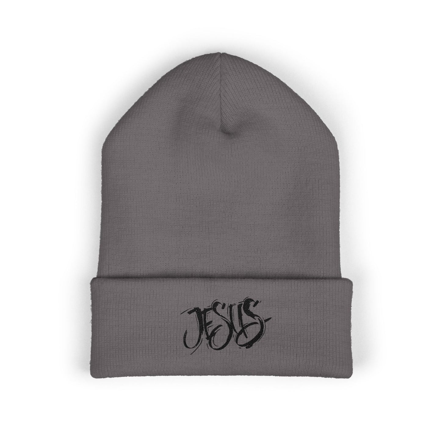Jesus Classic Cuffed Beanie | Embroidered Winter Hat