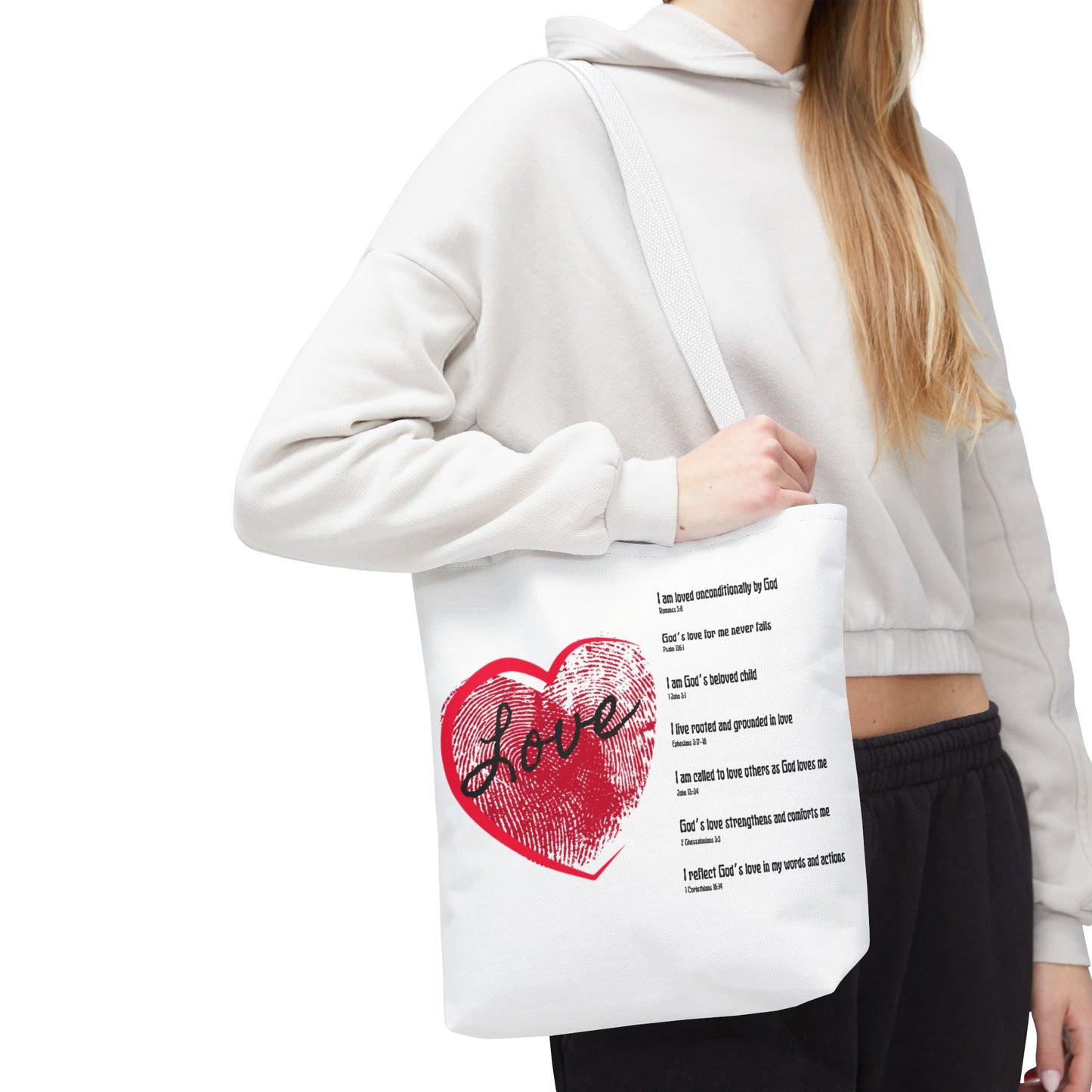Love Affirmations Tote Bag