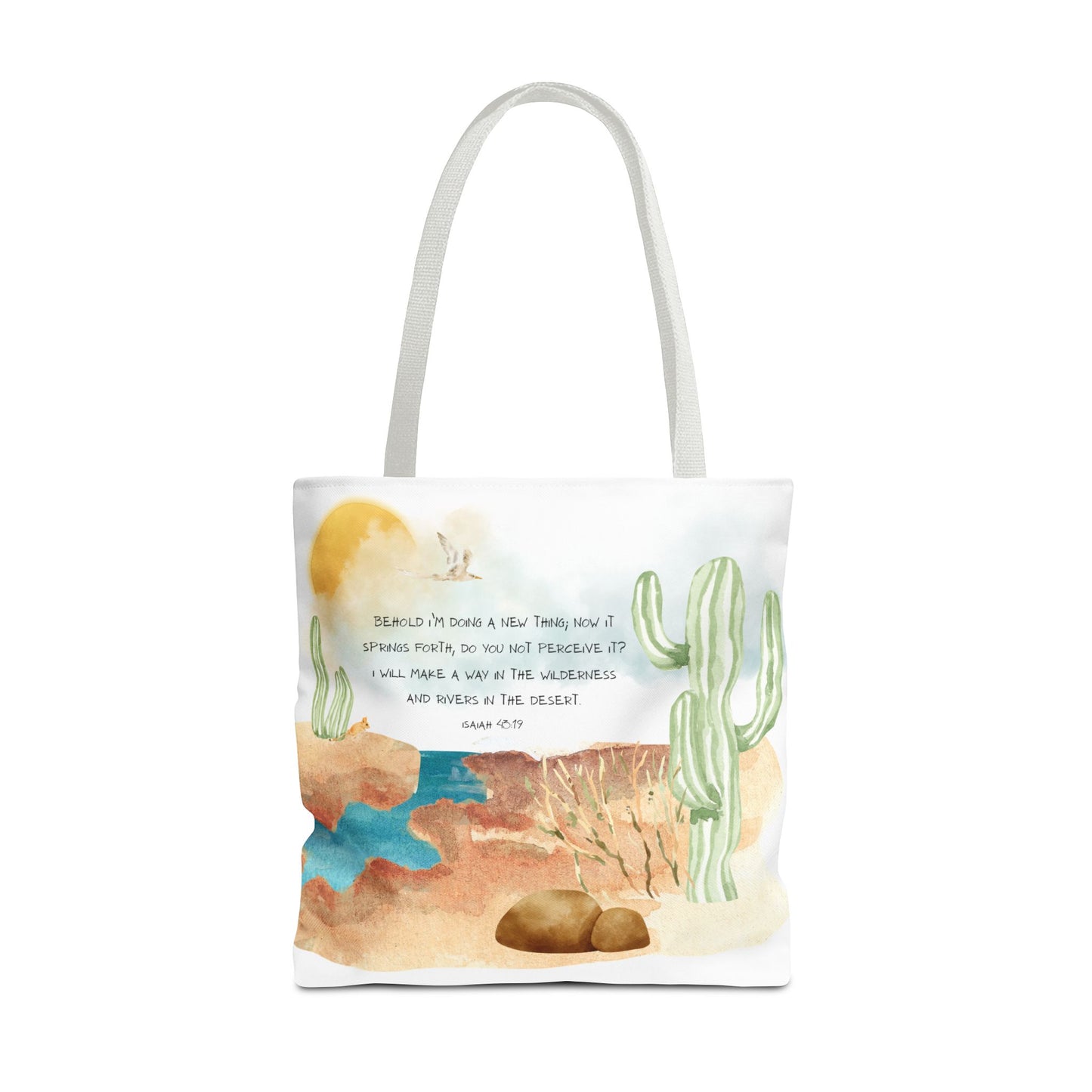 Isaiah 43:19 Tote Bag