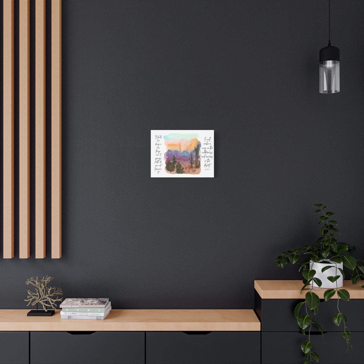 Do you not perceive it Canvas Art