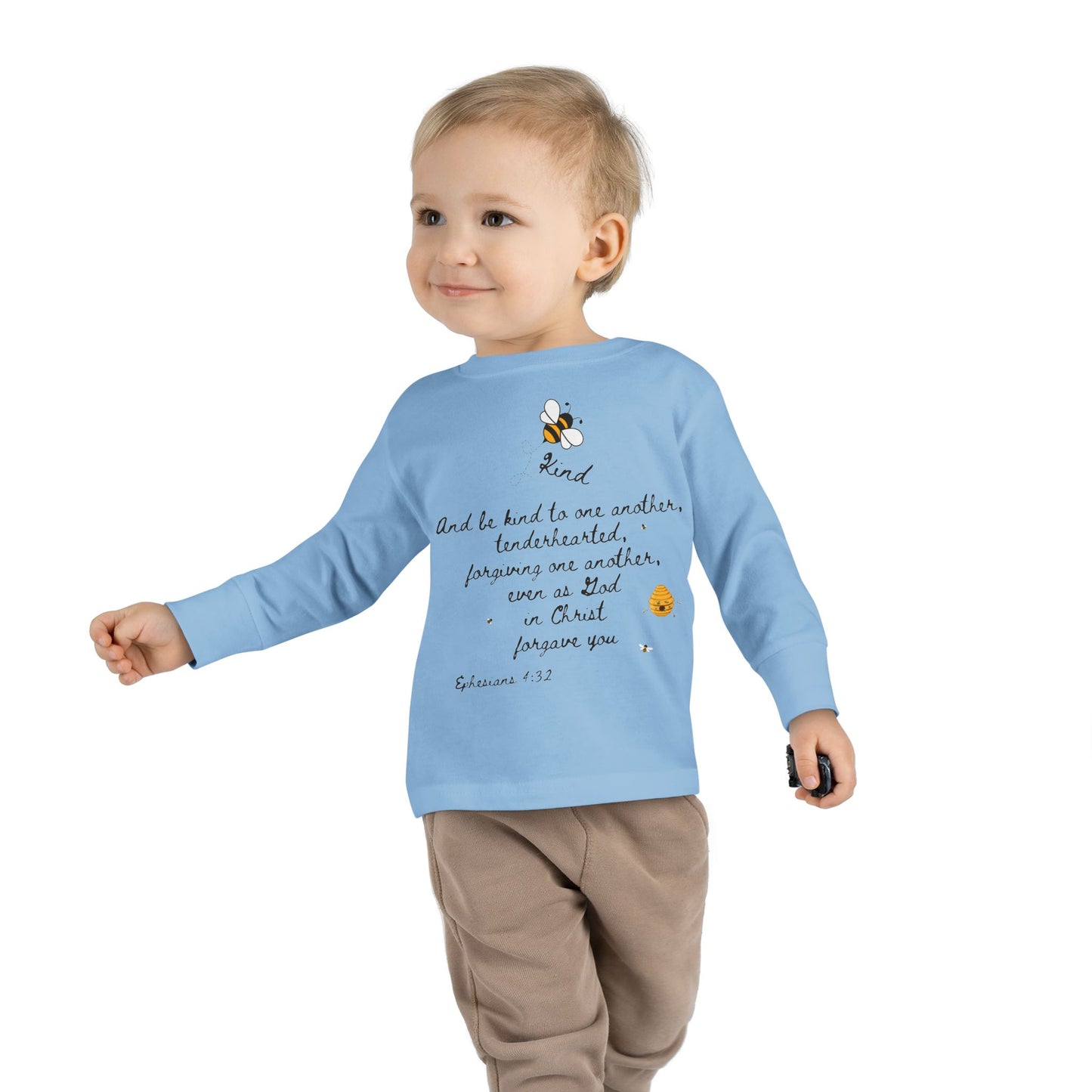 Bee kind Toddler Long Sleeve Tee