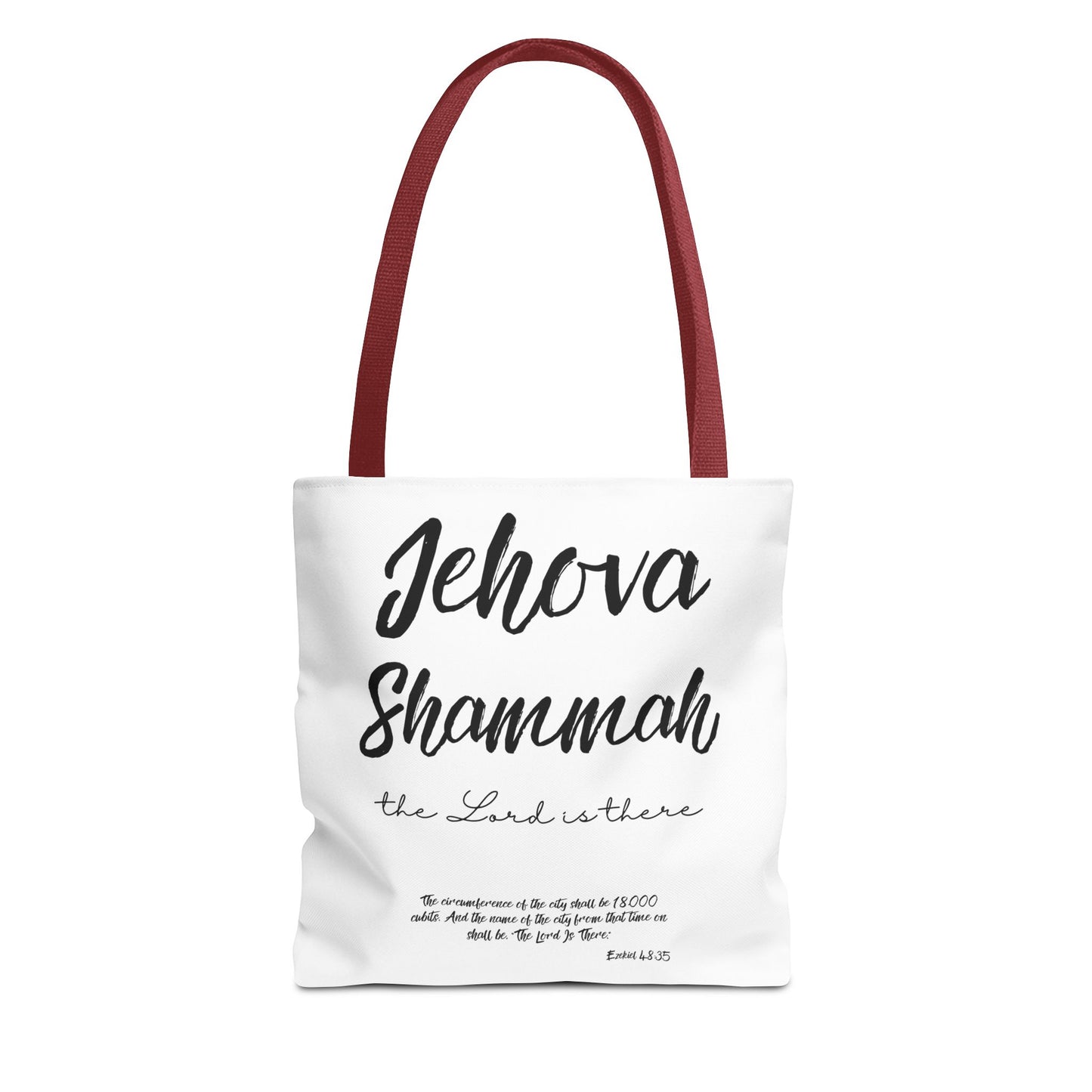 Jehova Shammah Tote Bag