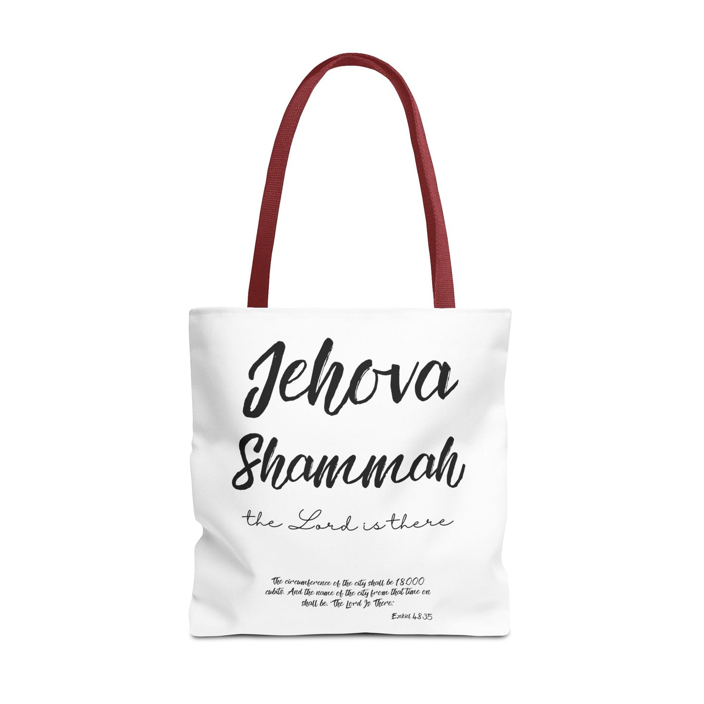 Jehova Shammah Tote Bag