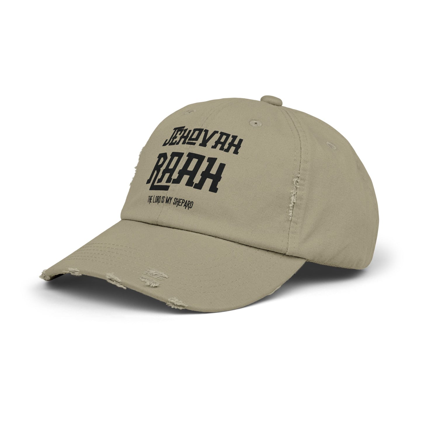 Jehovah Raah Distressed Cap - Vintage