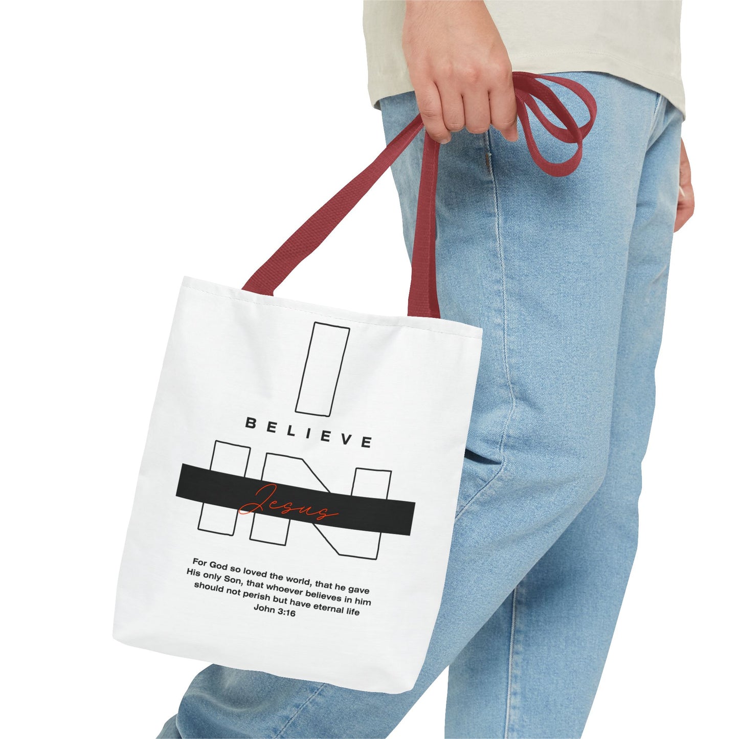 I Believe in Jesus Tote Bag
