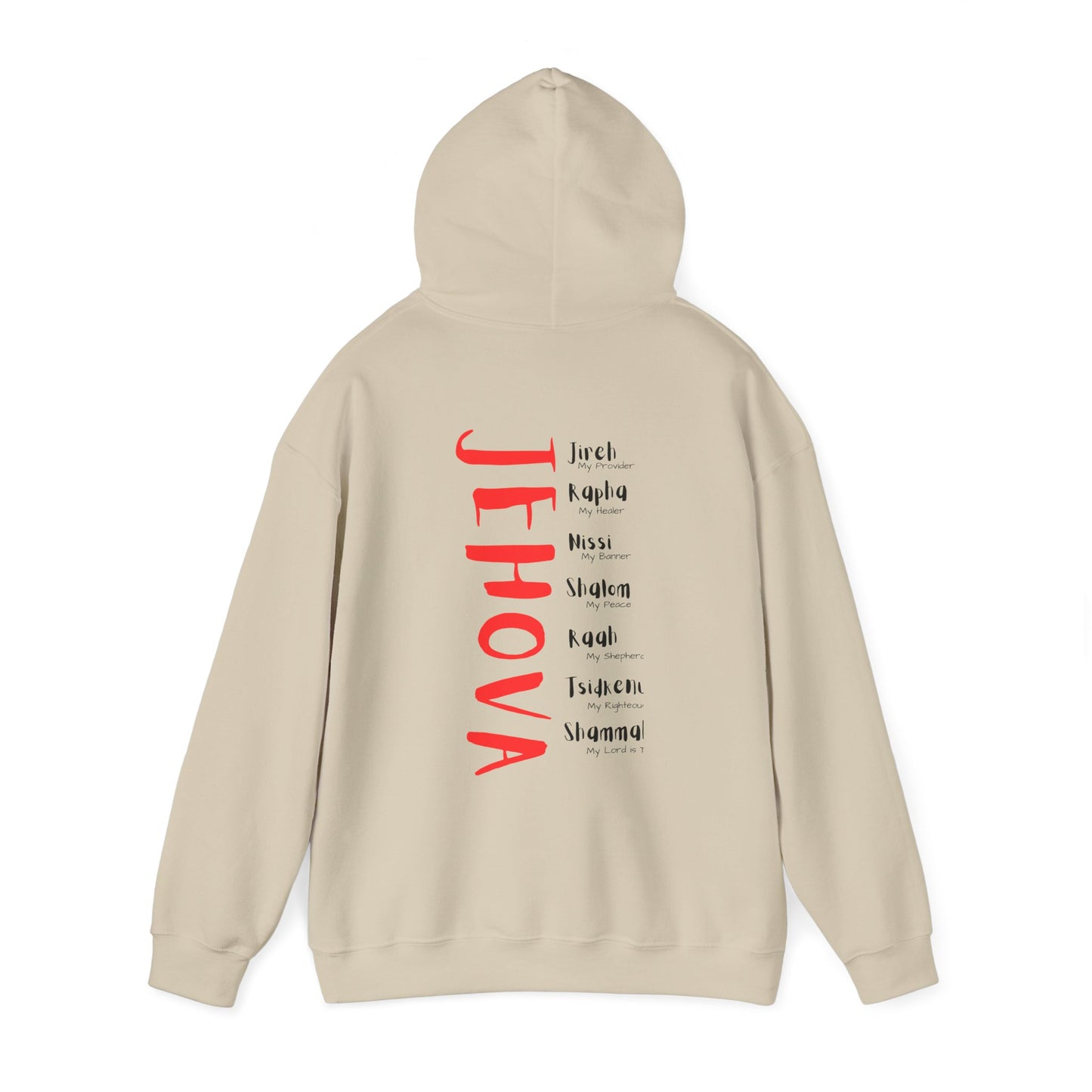 Jehovah Hooded Sweatshirt - Comfort and Spirituality