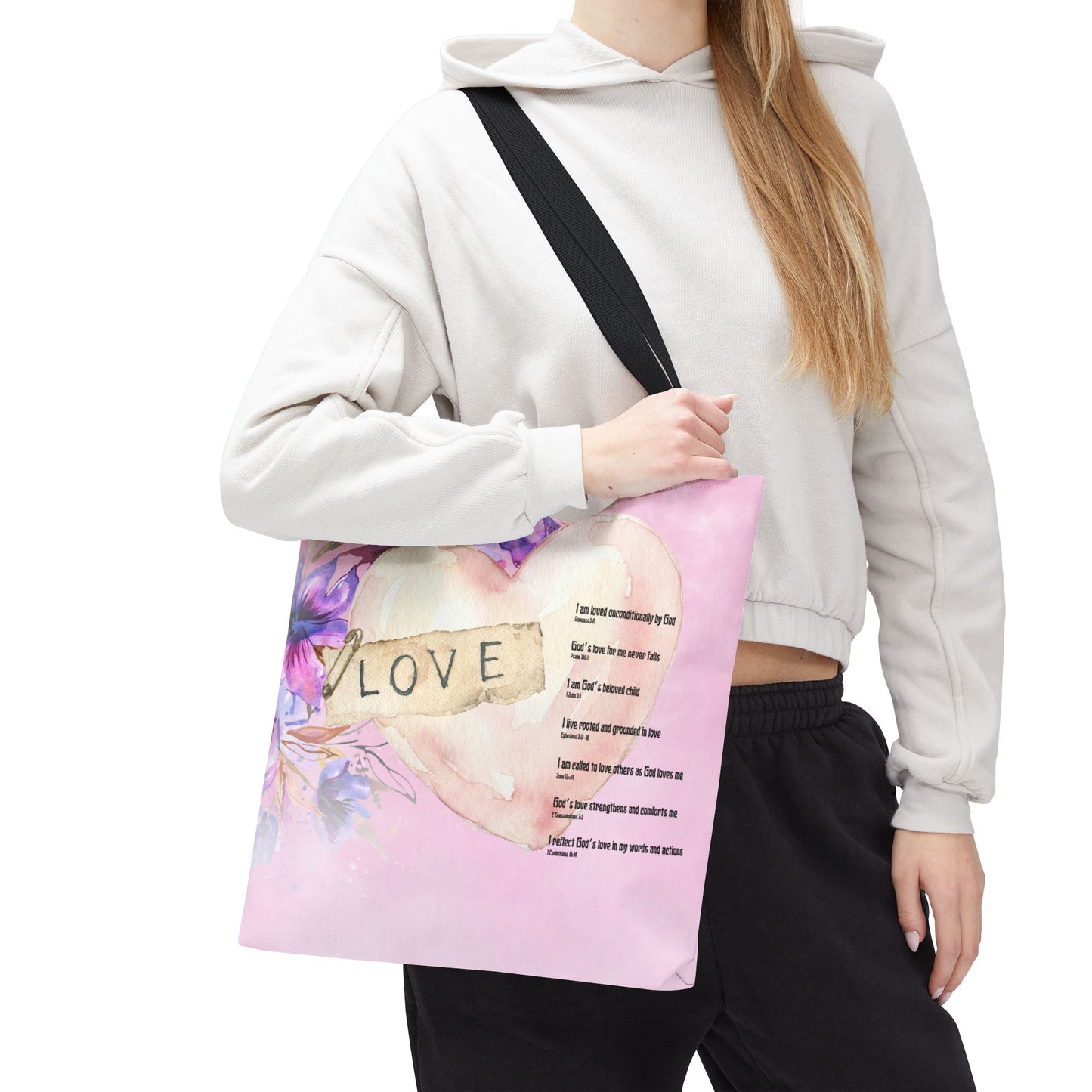 Love Affirmations Tote Bag