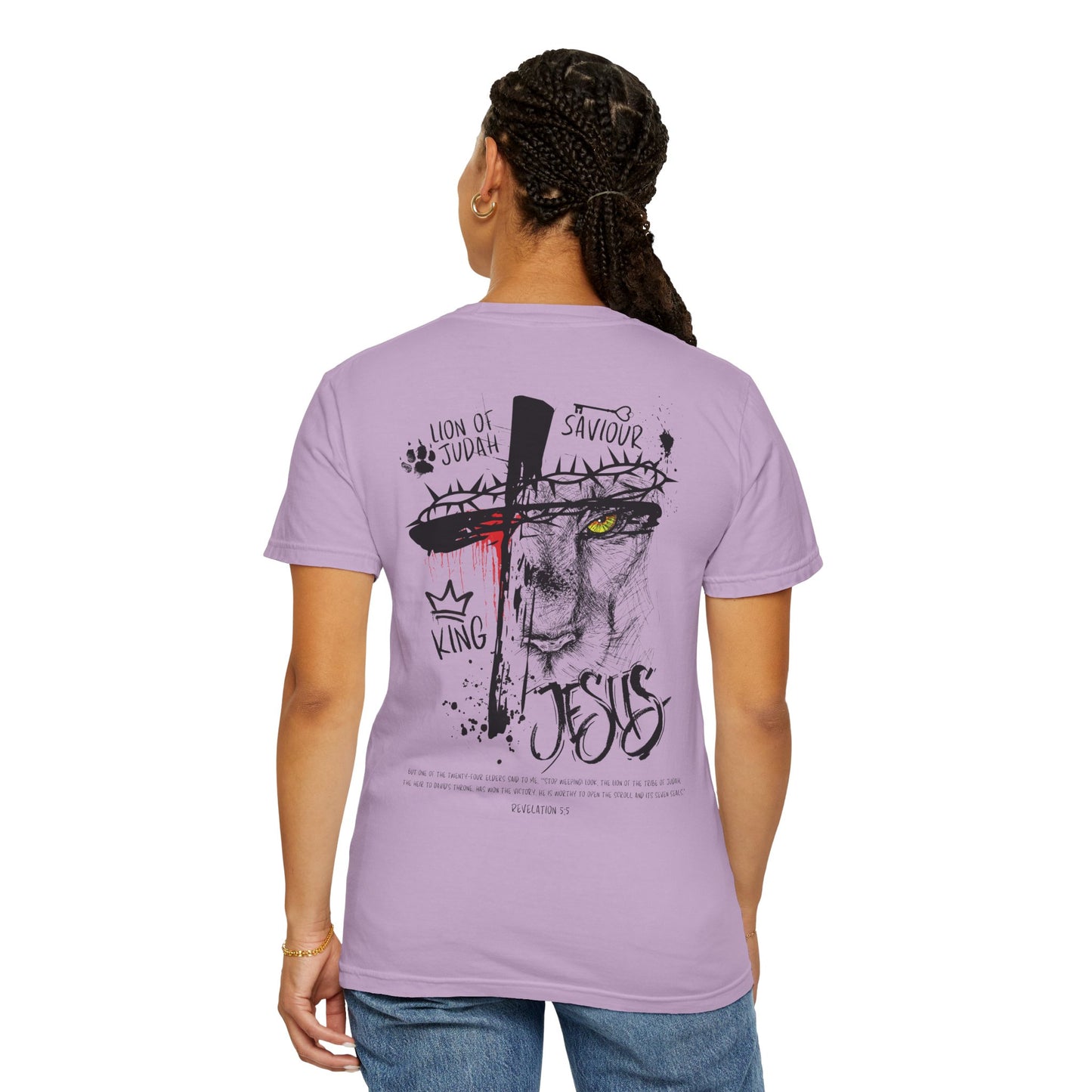 Lion of Judah Rev 5:5 T-shirt - Faith Inspired Streetwear