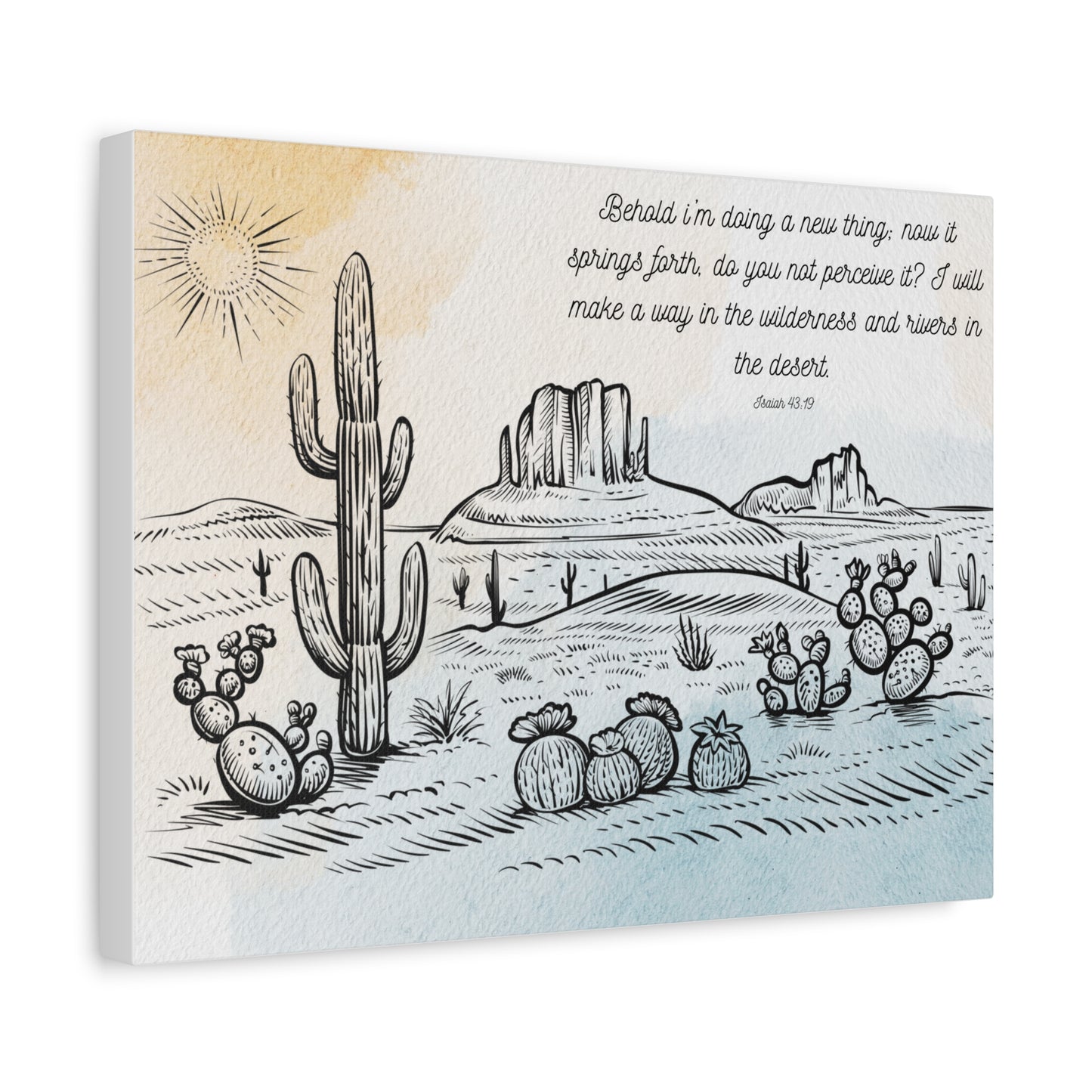 I am Doing a New Thing Canvas Art