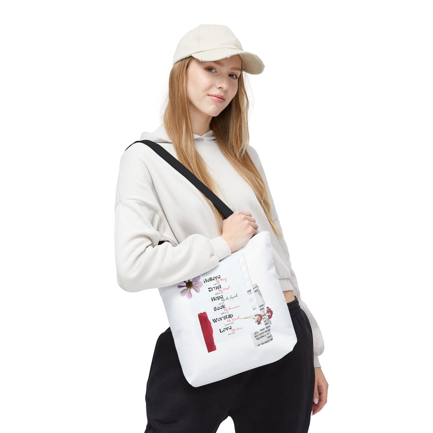 Believe Like Mary Tote Bag