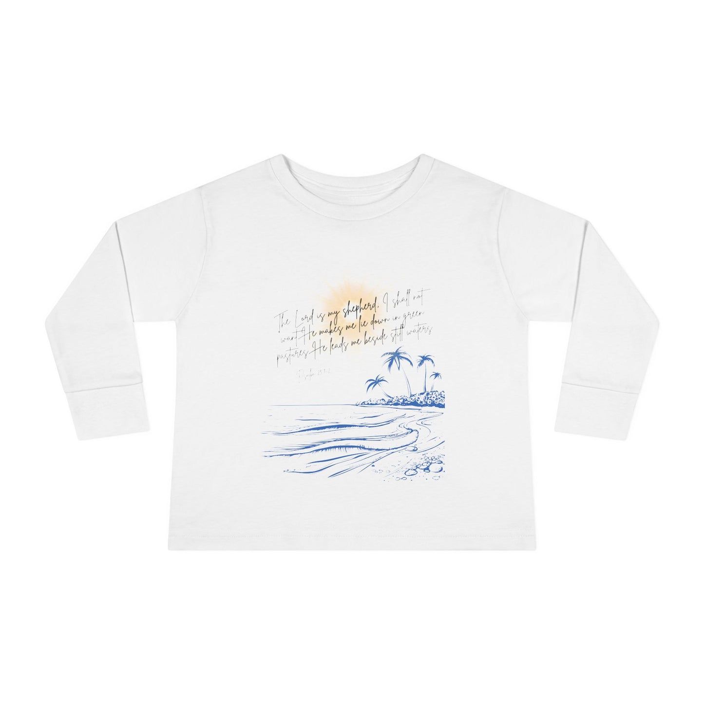 Psalm 23:1 Toddler Long Sleeve Tee