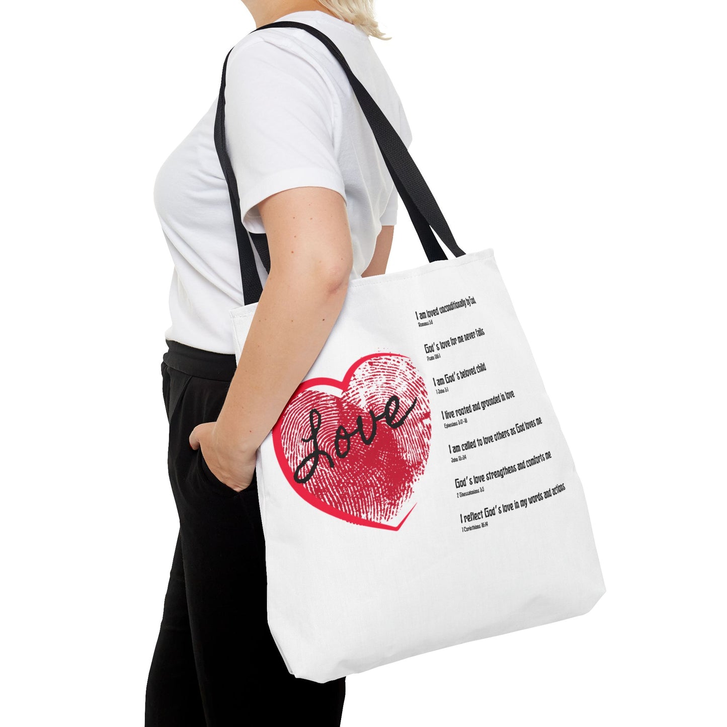 Love Affirmations Tote Bag