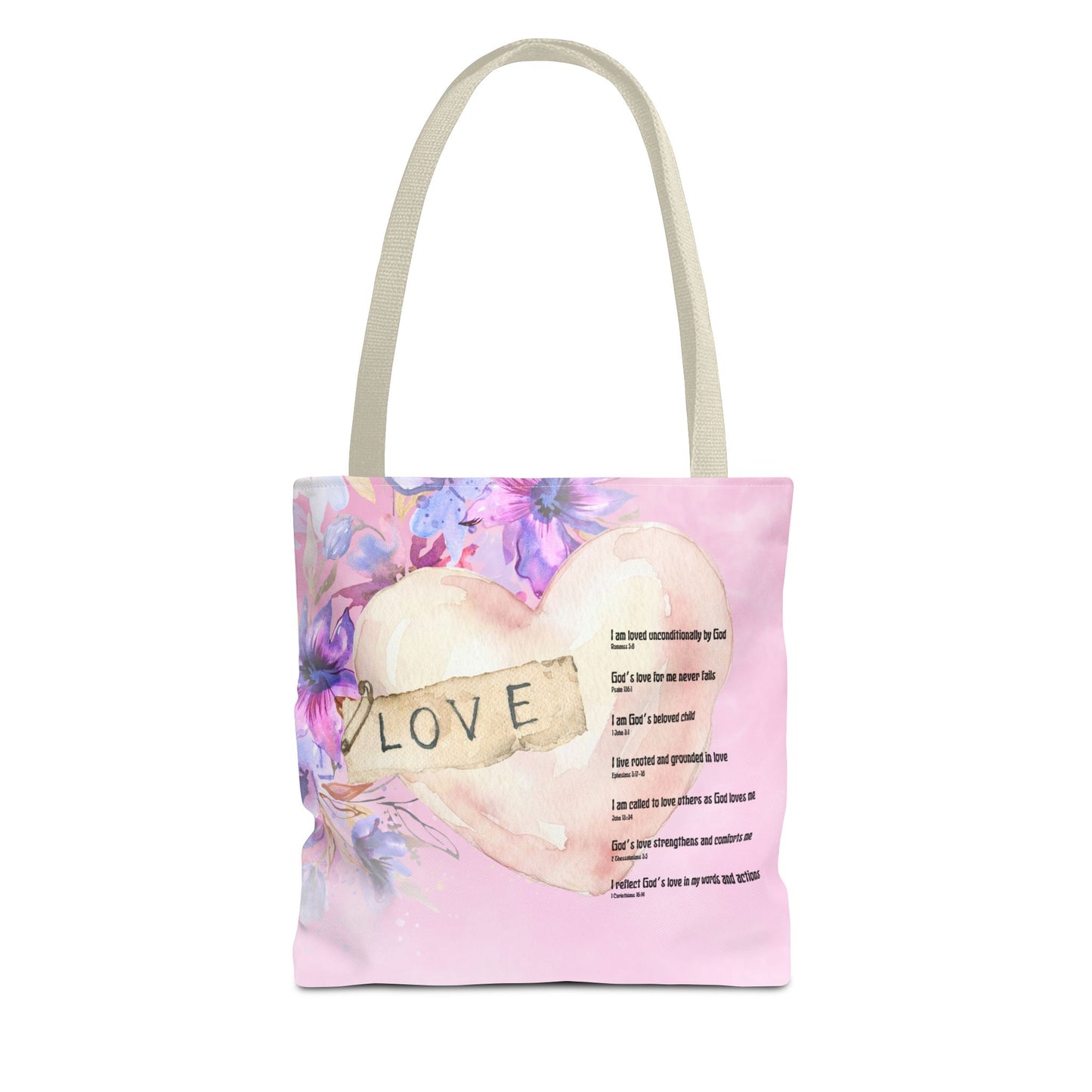 Love Affirmations Tote Bag