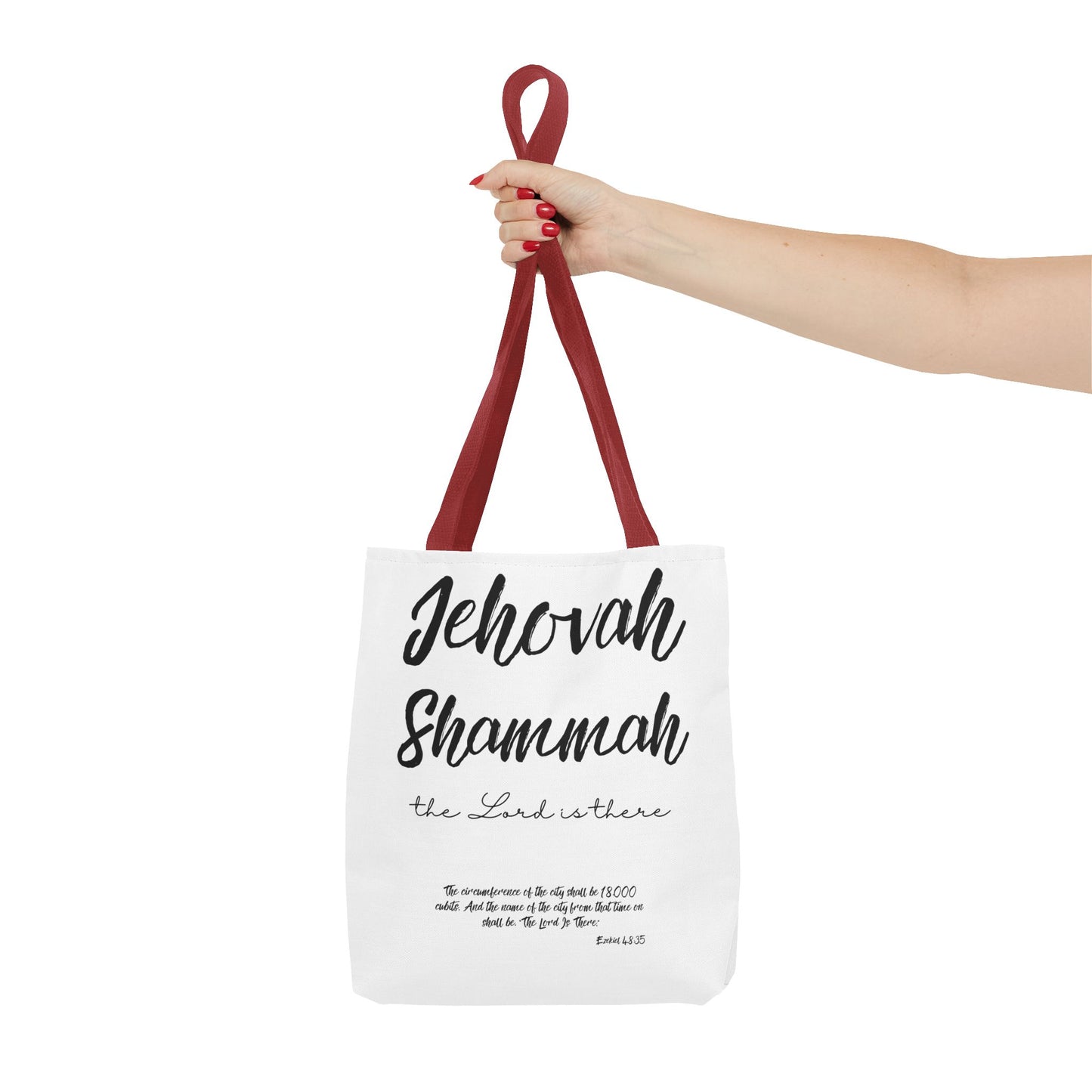 Jehovah Shammah Tote Bag