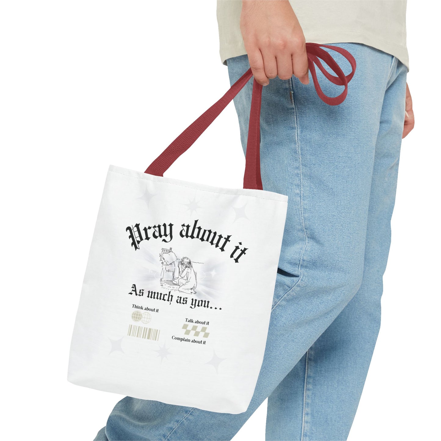 Pray about it Tote Bag