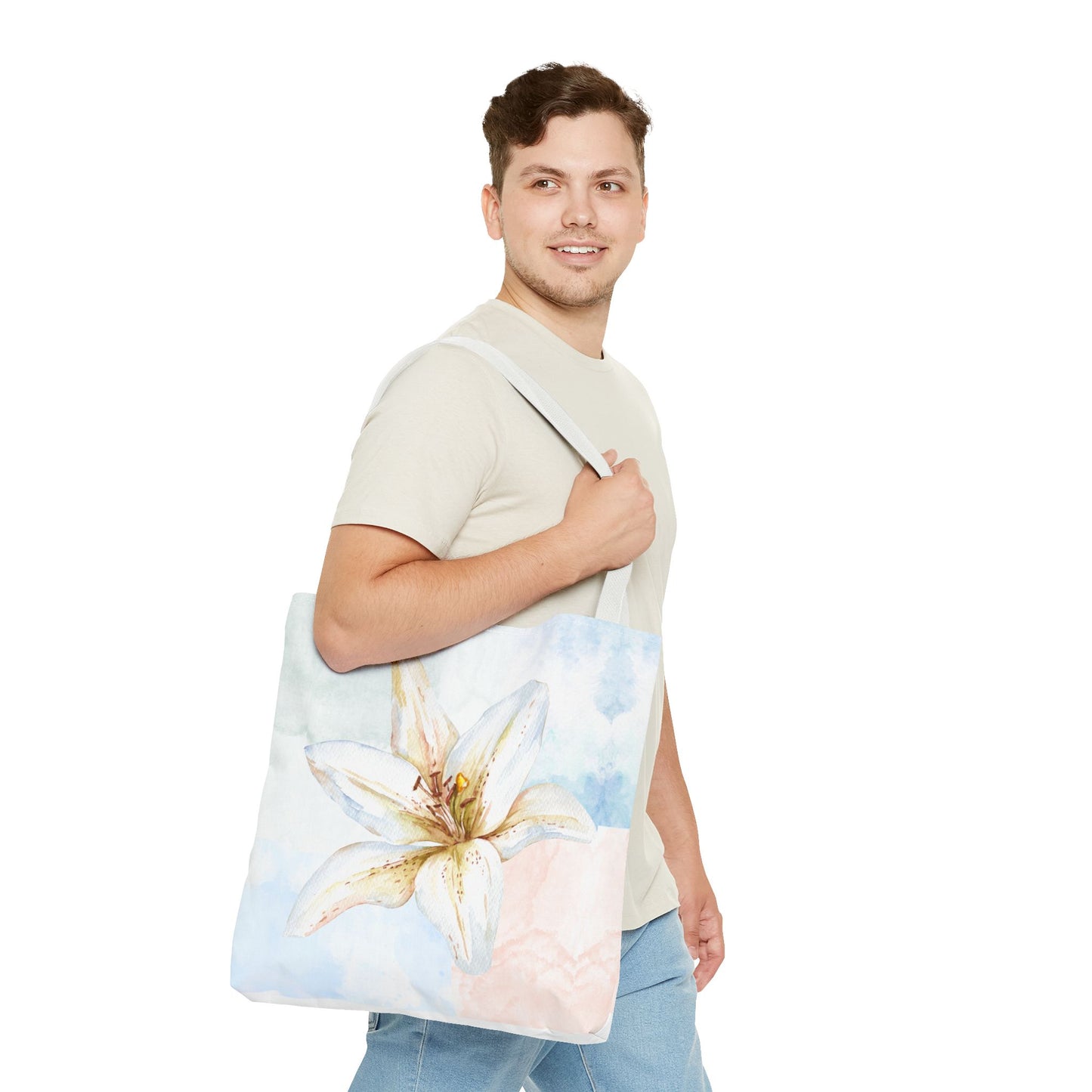 White Lily Tote Bag