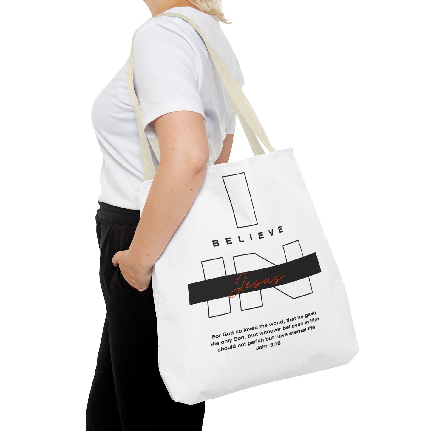 I Believe in Jesus Tote Bag