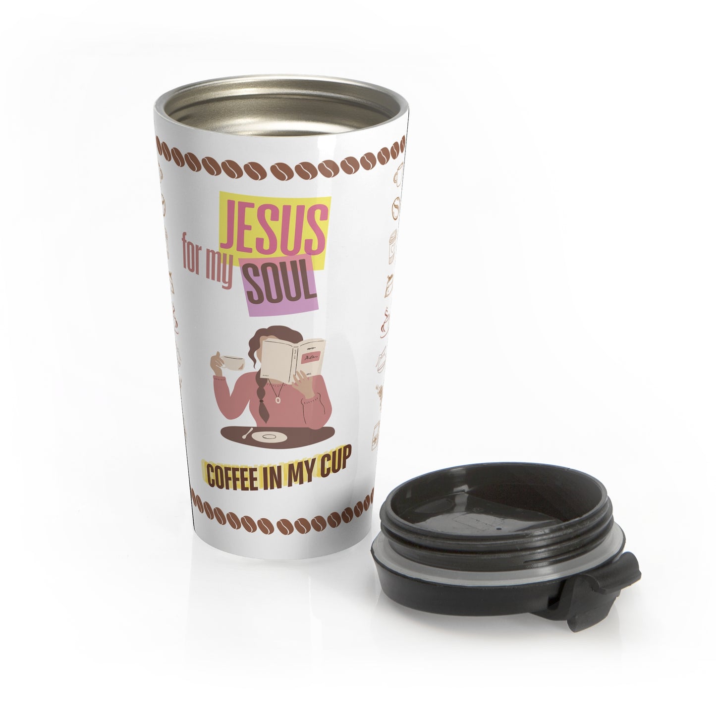 Jesus for my Soul Stainless Steel Travel Mug