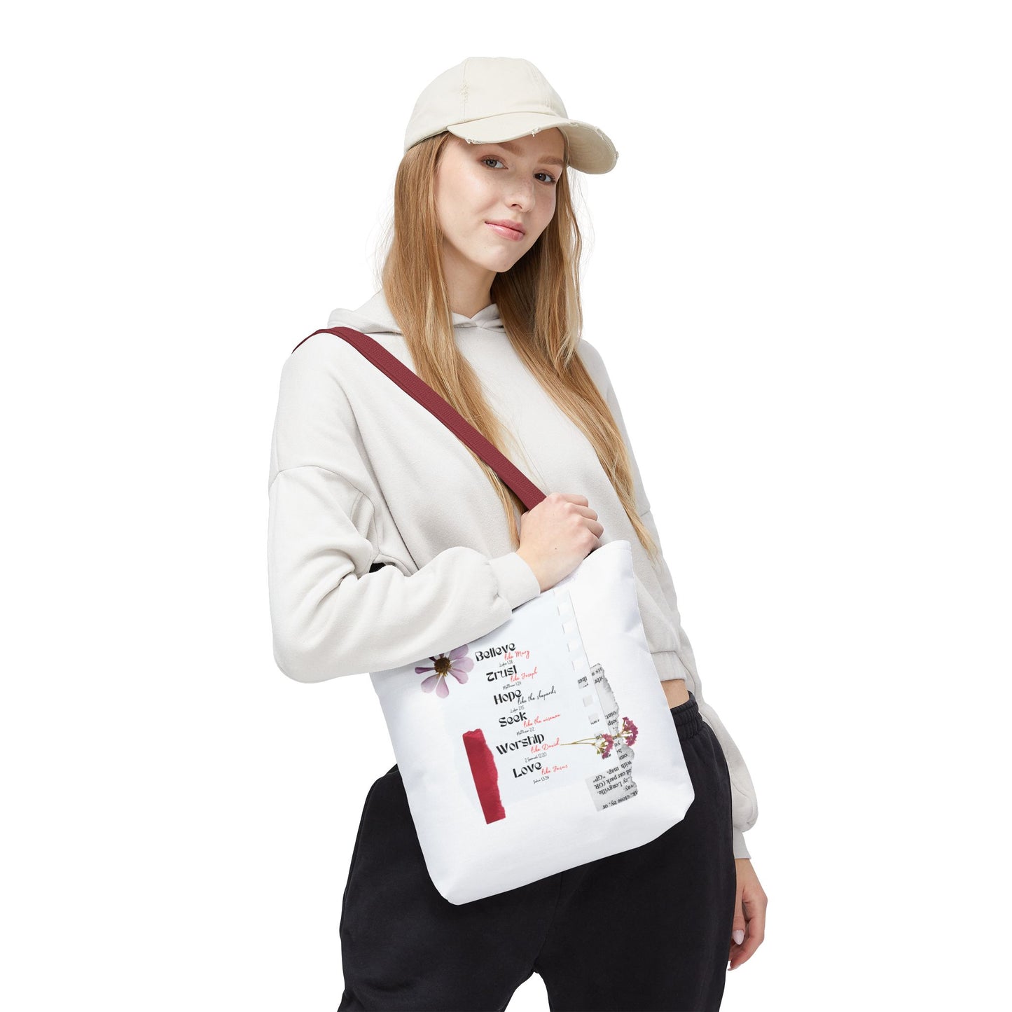 Believe Like Mary Tote Bag