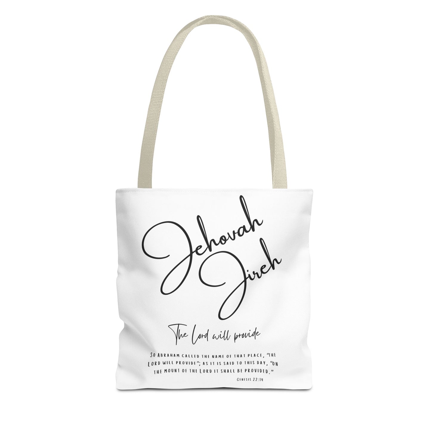 Jehova Jireh Tote Bag