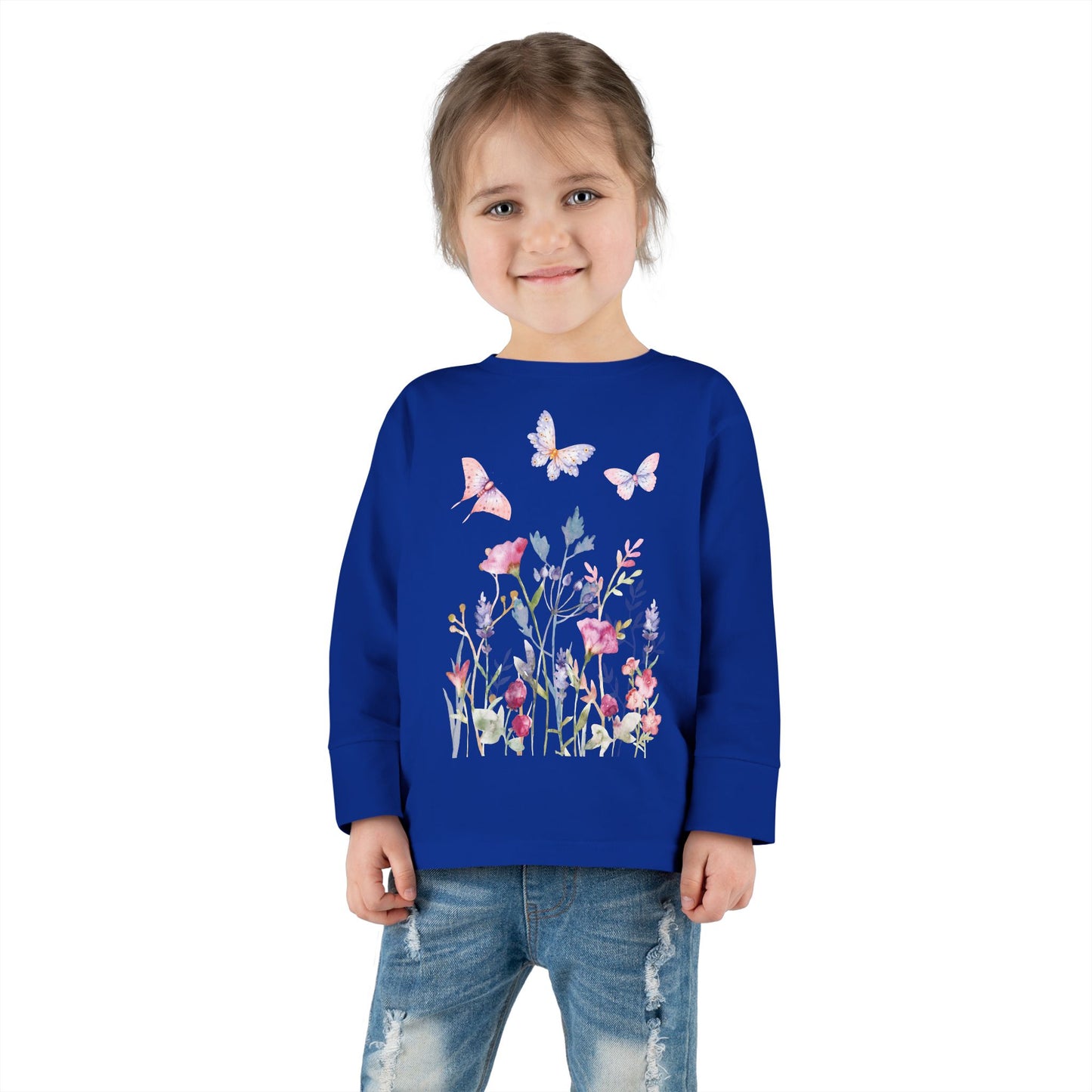 Wild flowers Toddler Long Sleeve Tee
