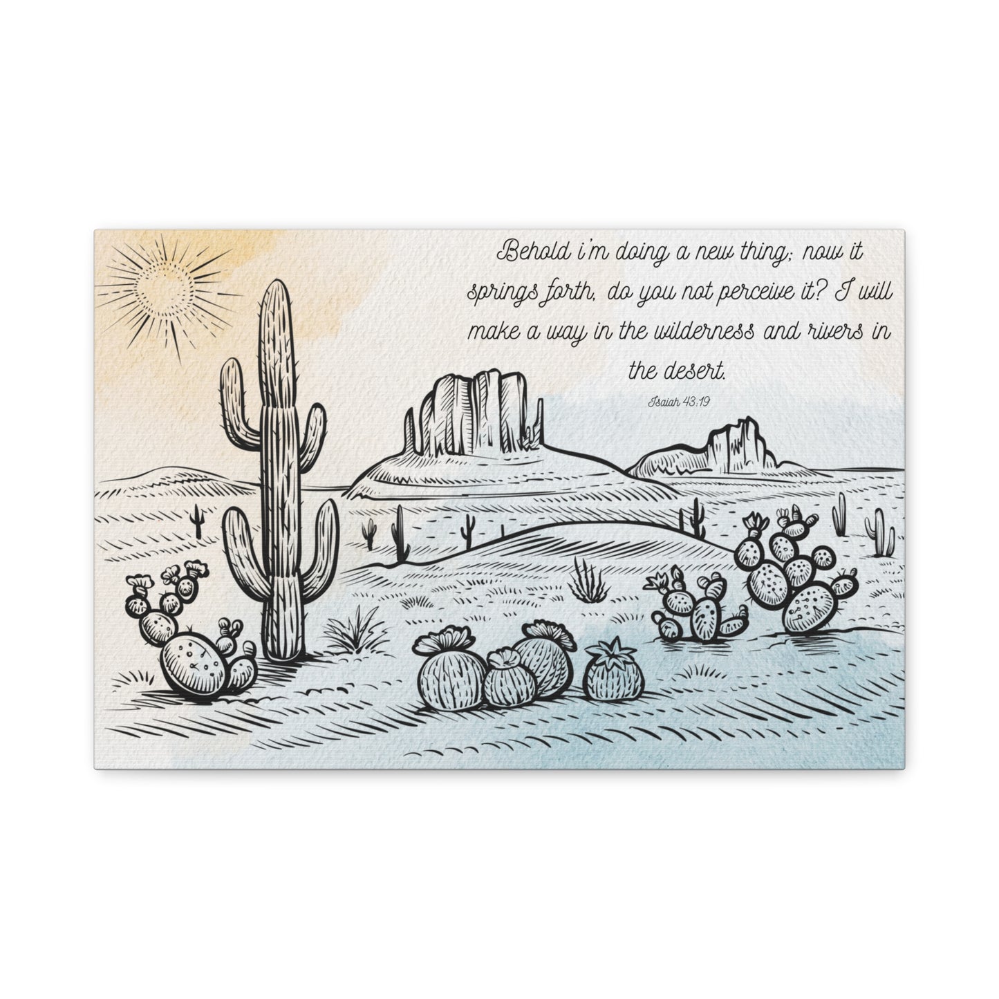 I am Doing a New Thing Canvas Art