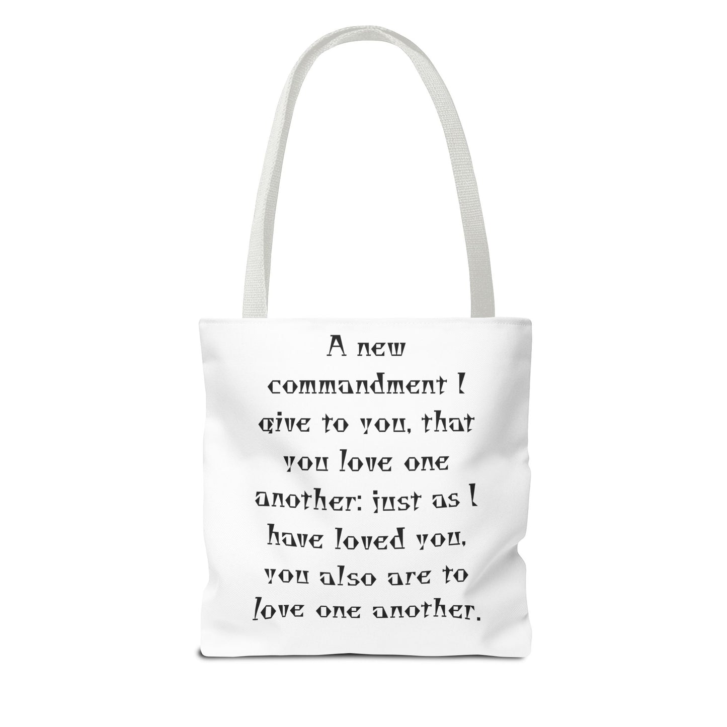 John 13:34 Tote Bag